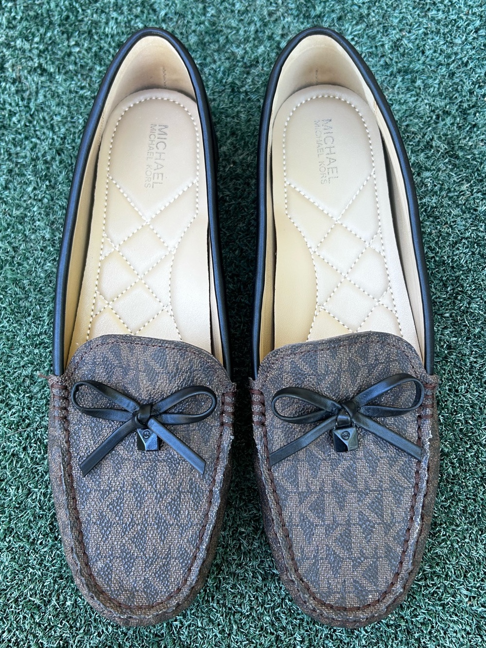 Michael Kors Juliette Moccasin Loafer Brown Black 7